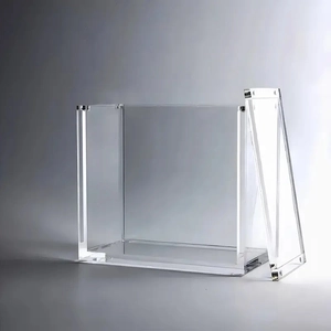 Clear acrylic magnetic display box for Pokemon trading cards and elite booster packs