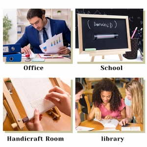 Acrylic bar magnifier used in office, school, and library for reading small text