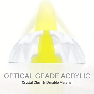 6 inch optical grade acrylic bar magnifier with guide line for reading small prints