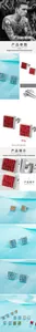 Detailed view of 8mm square stainless steel stud earrings with multi-colored crystals