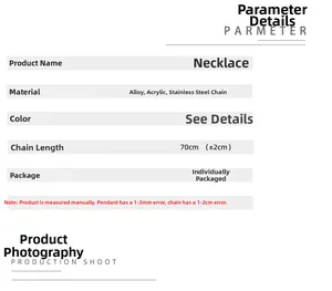 Detailed specifications of wolf tooth pendant necklace with material and size parameters