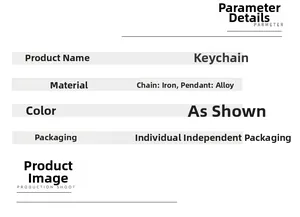 Detailed technical specifications for the colorful cobra snake keychain charm
