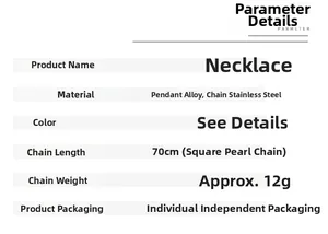 Detailed specifications for stainless steel sun compass necklace with 70cm chain info