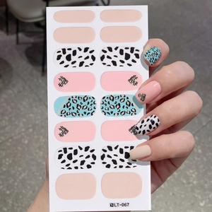 Minimalistische Nagelaufkleber Mit Leoparden Kuh Herz Muster DIY Kleber Maniküre Dekor Für Damen Beauty Profi Zubehör