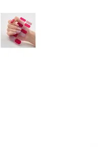 Detailansicht der pink-violetten 3D-Nagelaufkleber selbstklebend mit Glitzereffekt
