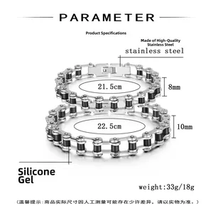 Comparaison détaillée des tailles de bracelets en acier inoxydable et en silicone