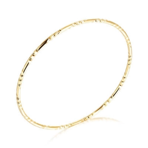Minimalist 18K Gold Plated Copper Bangle For Women Bridal Jewelry Diamond Cut Texture Bangle Bracelet Personalized Jewelry Gift