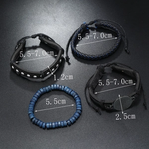 Spécifications détaillées des tailles de bracelets en cuir multicouches faits main