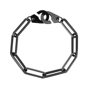 Minimalist Titanium Steel Paperclip Chain Bracelet With Handcuff Clasp For Men Women Niche Design Fashion Jewelry Gift