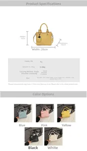Tableau détaillé des tailles pour le sac seau avec dimensions et spécifications techniques