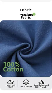 Detail showing 100% cotton fabric texture and breathable properties for boys shorts