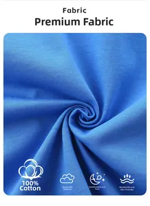 Macro shot of breathable sky blue 100% cotton knitted fabric with soft spiral texture