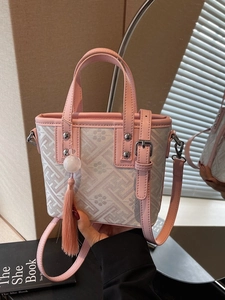 Sac Seau Jacquard pour Femmes Design de Niche Style Chinois Brodé avec Gland Sac à Main Mode Navette Sac à Bandoulière