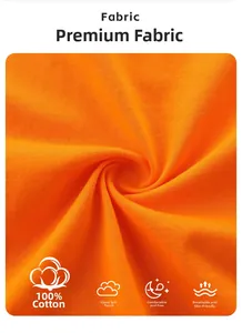 Macro de maille 100% coton orange montrant une texture douce et des détails précis
