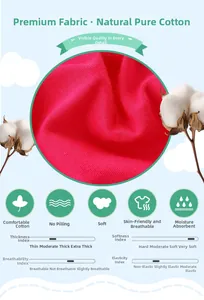 Gros plan sur le tricot de coton 100% naturel rouge montrant la texture douce pour enfants