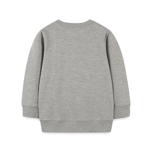 Sweatshirt en Coton à Manches Longues Style Occidental pour Filles Top Pullover à Col Rond Imprimé Sac Bandoulière Cartoon