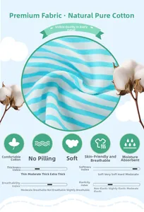 Détail du tricot de coton naturel à rayures avec texture respirante et douce macro