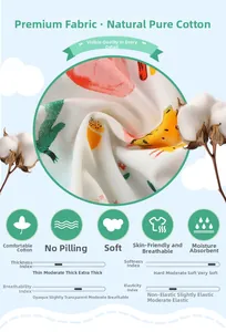 Gros plan sur la texture du tissu en coton doux avec motif de girafe pour enfants