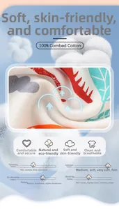 Détail du tissu 100% coton peigné avec des imprimés dinosaures mignons pour vêtements enfants