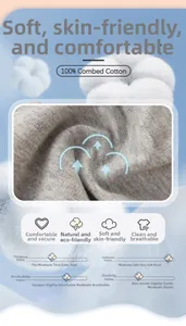 Detail of 100% combed cotton gray fabric texture for children's breathable sweatshirt