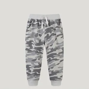 Pantaloni della Tuta Camouflage per Ragazzi in Cotone Comodi Con Coulisse Vita Elastica Pantaloni Casual Attivi per Esterno