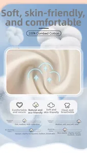 Macro shot of 100% combed cotton fabric texture in off-white color for kids t-shirt