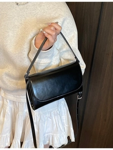Dames Mode PU Leer Kleine Vierkante Tas Effen Kleur Glanzend Flap Crossbody Tas Schoudertas Veelzijdige Dagelijkse Tas