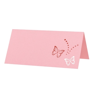 Butterfly Hollow Laser Cut Artificial Pearl Paper Place Cards Foldable Tent Table Name Cards For Weddings Banquet Party Decorations