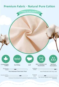 Détail du tissu en coton pur naturel montrant la texture douce et le tissage aéré