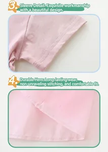 Detailed close-up of pink tulle hem and double-stitched sleeves on toddler dress