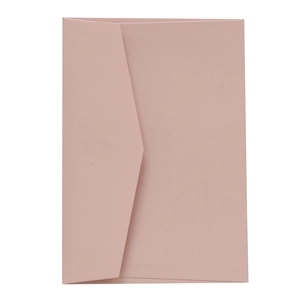 Enveloppes en Papier Nacré de Style Européen Conception à Rabat en V Épaissie Rose Emballage Invitation pour Mariage Cartes