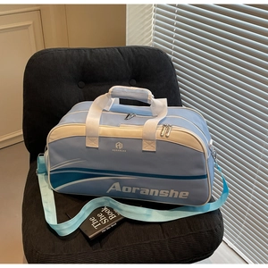 Detail view of large sports bag with double zippers and adjustable shoulder strap