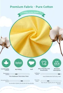 Détail du tissu 100 % coton naturel et de sa douceur pour ensemble d'été pour filles