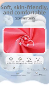 Détail du tissu en 100% coton peigné avec maille respirante pour robe de petite fille