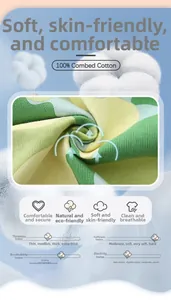 Close-up of 100% combed cotton fabric with cloud pattern and soft knitted texture