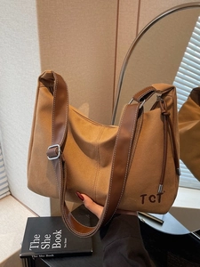 Vintage Canvas Tote Bag Für Damen Große Kapazität Hobo Schultertasche Mit Verstellbarem Gurt Lässige Pendler Unterarmtasche