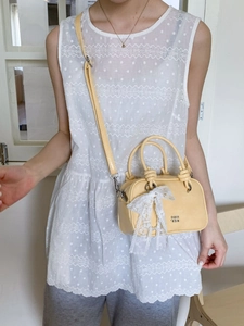 Mode Damen PU Leder Kissentasche Süße Spitzenbogen Künstliche Perlenanhänger Schulter Umhängetasche Casual Kleine Handtasche Täglich Styling