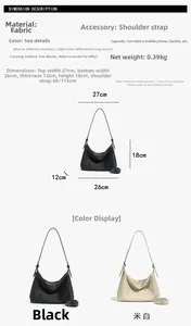 Minimalist canvas tote bag dimensions and structure details showing size and strap length