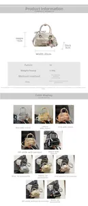Guide des tailles et caractéristiques détaillées pour le sac bowling en cuir PU souple