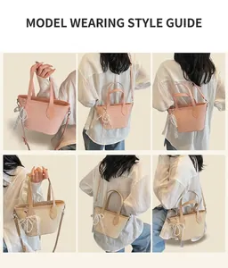 Détail du sac en paille avec nœud en dentelle et perles montrant la poignée et la bandoulière