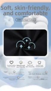 Detailed macro shot of premium 100% combed cotton fabric texture in black for kids sweatshirt