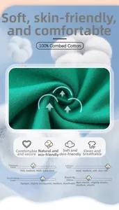 Vue macro du tissu 100% coton peigné vert vif pour pantalons de sport garçon
