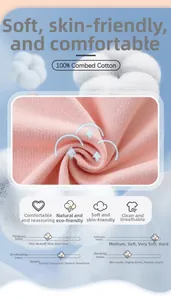 Macro detail of soft light pink combed cotton fabric with jersey knit texture