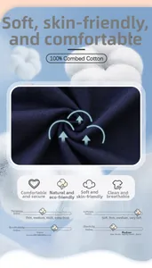 Détail du tissu 100% coton peigné avec tableau d'indice d'épaisseur et de douceur du vêtement