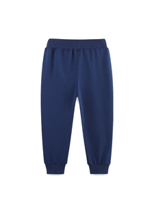 Pantalones Jogger de Algodón Casuales para Niños Azul Marino Suaves Con Estampado de Coche de Dibujos Animados para Uso Diario