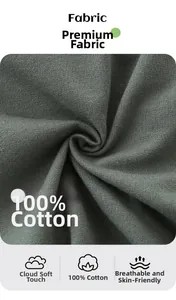 Close-up of deep green 100% cotton knit fabric with soft texture for boy's sports shorts