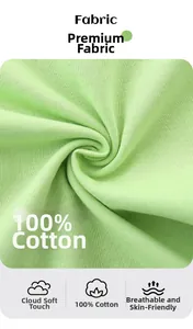 Détail en 100% coton montrant la texture respirante et la maille douce du T-shirt garçon