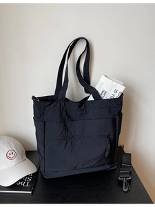 Women Large Capacity Canvas Tote Bag Casual Multi-Pocket Shoulder Handbag With Adjustable Strap For Work School Daily Use