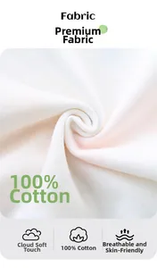 Close-up of premium 100% cotton fabric showing soft knitted texture for boy's t-shirt