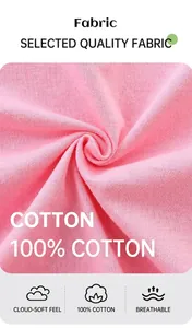 Close-up of 100% cotton pink knit fabric showing soft texture and breathable weave
